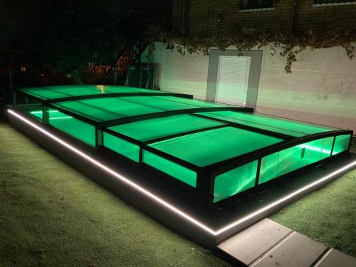 tiras de led piscina electricista mario  verde